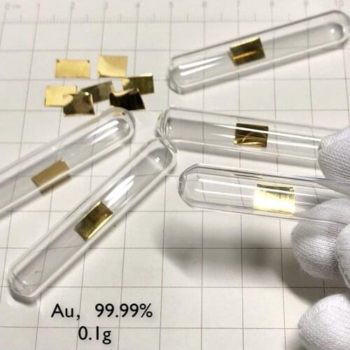 High Purity Gold Au 4N 99.99% Precious Metal Gold