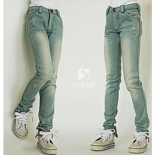 1/3 1/4 scale BJD accessories Washed jeans doll clothes for SD.Not included doll,shoes,wig and other accessories 16C0673