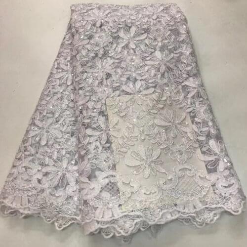 African sequin lace fabric latest fabric 2021 high quality lace fabric Nigeria tulle lace fabric R3979