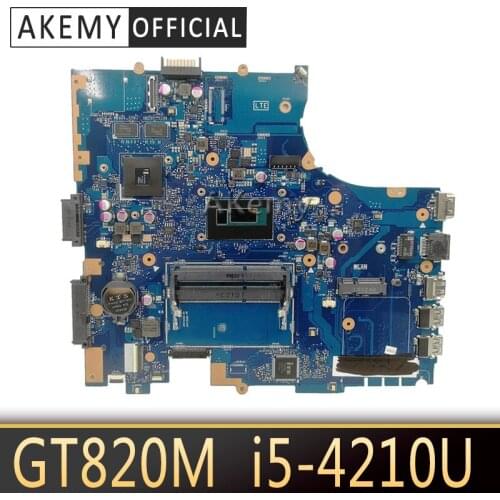 Akemy PU551LD PU551LA Laptop motherboard for ASUS PU551LD P551L PU551LA PRO551L Test original motherboard I5-4210U GT820M