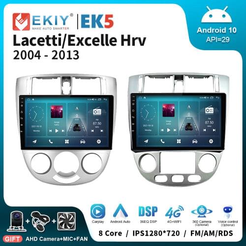 EKIY All-in-One Android 10.0 Car Radio For BUICK Excelle HRV Chevrolet Lacetti J200 2004-2013 Stereo Multimedia GPS Navi Player
