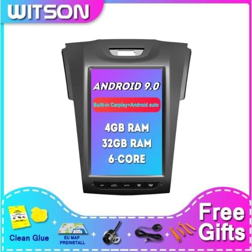 WITSON Android 9.0 Tesla Car Stereo DVD Player For ISUZU D-MAX 4G RAM 32ROM multimedia player car