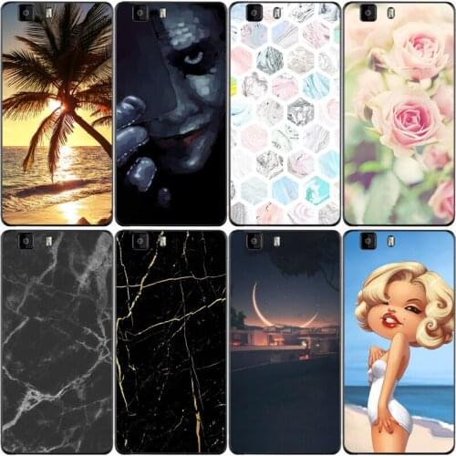 For DOOGEE X5 PRO Case Rose Wolf Cute Patterned Cover Soft Silicon Phone Case for Doogee X5 Pro Top Quality