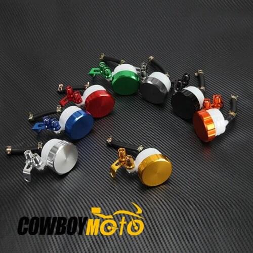 Black Red Gold Silver Motorcycle Front Brake Fluid Reservoir Clutch Tank Oil Fluid Cup For Honda Yamaha Kawasaki SUZUKI Ducati
