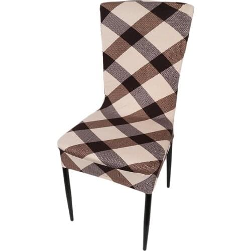 Floral Geometry Print Home Dining Chair Cover Elastic Seat Covers Spandex Elastic Cloth Outdoor Garden Chair Cover 12Colors