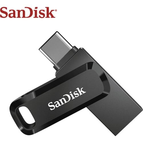SanDisk Ultra Dual Drive Go USB 3.1 Type C 128GB 64GB 32GB Flash Disk Memory Stick USB Type A Pendrive For Phone/Tablets/PC