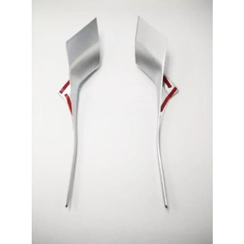 For peugeot 408 2005-2019 ABS Chrome gear shift cover trim AT 2pcs