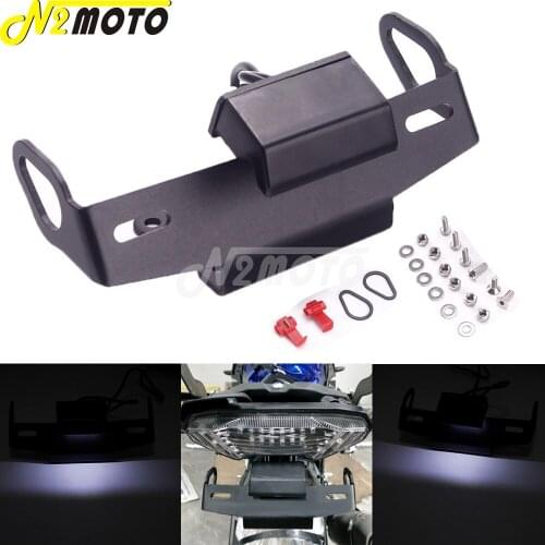 Tail Tidy Fender Eliminator w/ LED Light For YAMAHA MT 07 Tracer 09/10 FZ-09/10 Number License Plate Bracket Mounting Bracket