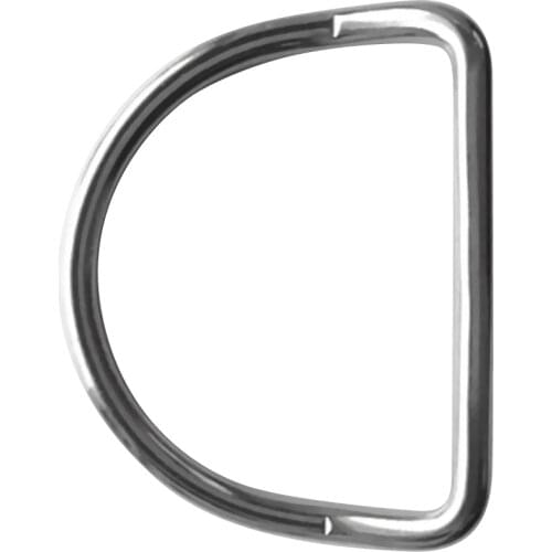 MagiDeal Scuba Bent D Ring for 2 inch/50mm Webbing Belts - 316 Stainless Steel Scuba Accessories Scuba D Ring