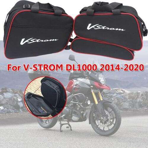 Motorcycle Luggage For SUZUKI V-STROM DL1000 Black Trunk Inner Bags 2014-2020 DL650 DL1050