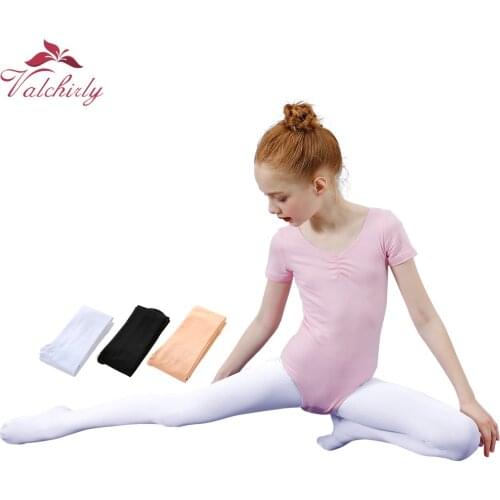 Girls Soft Ballet Dance Tights Children Microfiber Thermal Velve Stockings Seamless Kids Pantyhose