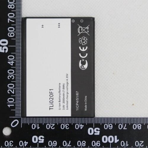 100% NEW 2000mAh TLI020F1 Battery for TCL J720T J726T for Alcatel One Touch Pop 2 5042d C7 7040 OT-7040 OT-7040D Phone Battery