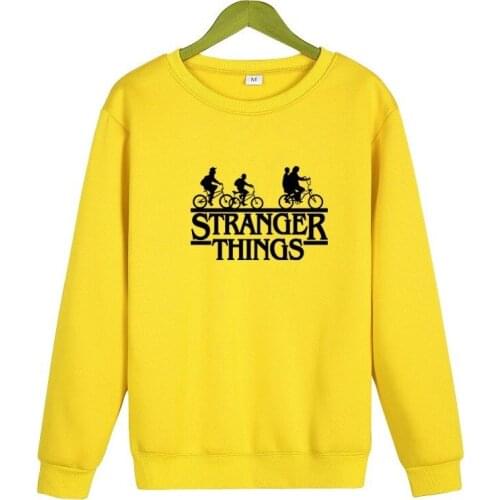 2019 New Stranger Things Printed Mens Hoodie Fashion Winter Autumn Men Women Cotton Hoodies Sweatshirts Tops Pullover Hooded