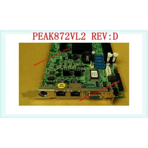 Original PEAK872VL2 REV: D Dual Network Port Industrial Control Board