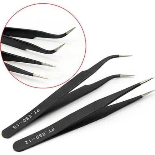 Tweezers Stainless Steel 3d None Electric Eyelash Extension Nonmagnetic Since False Makeup Accurate