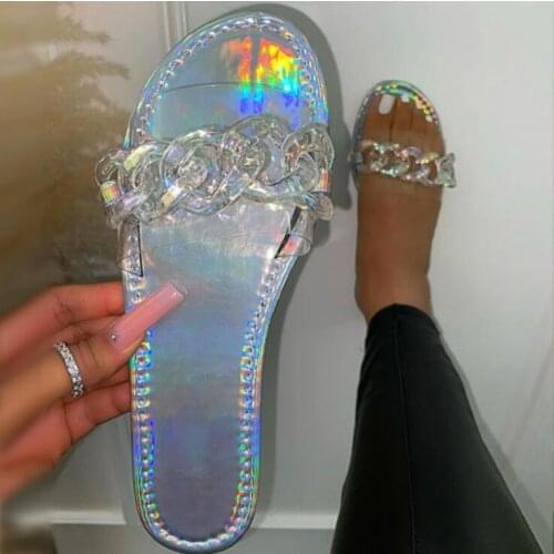 2021 New flip flop HOT Candy Color Ring Sandals women Casual Lightweight Outer Wear Large Size Slippers Outdoor Beach Sandals