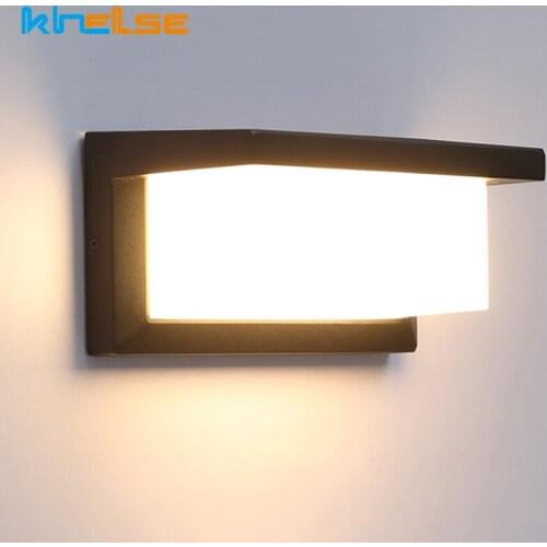 Outdoor LED Lighting Motion Sensor LED Wall Light Waterproo Courtyard 18W 30W Modern Wall Lamp Garden Corridor Porch Door Decora