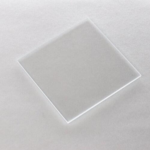 2mm ultra-white glass sheet / high transmission ultra-thin float glass / wafer square optical glass sheet