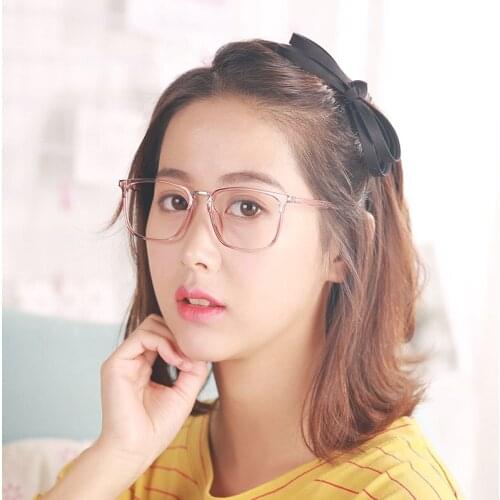 Vazrobe 8.4g Transparent Glasses Women Fashion Eyewear Clear Glass Eyeglasses Frame Woman Men Unisex Prescription Nerd Points
