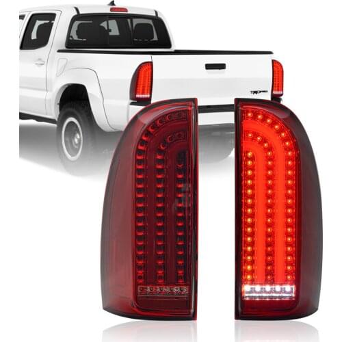 Exterior Auto Rear Tail Lamps Lights Fit For Toyota Tacoma 2005-2015 Led Trun Signal Brake Reverse Lights Lightting