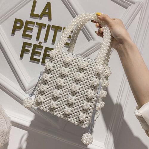 Magic Handbags Women Jewellery Handbag Pearl Handmade Bag Beaded Totes Evening Bags Clutch Wallet