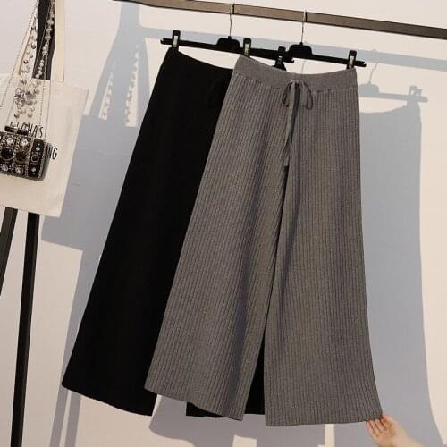 XLMJDZGS Women's Knitted Trousers