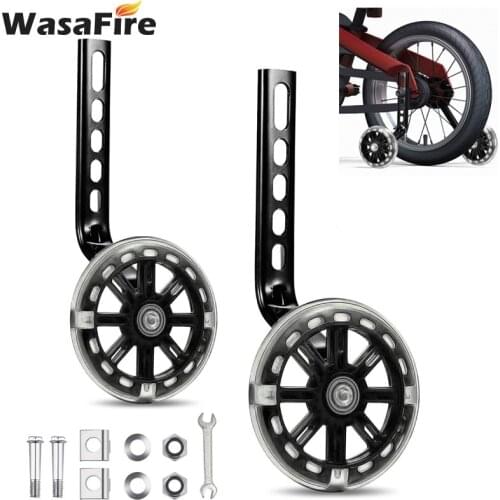 1 Pair Bike Stabilisers Training Wheels Kids Children Bicycle Balance Auxiliary Wheel Cycling Accessories for 12-20" Bike