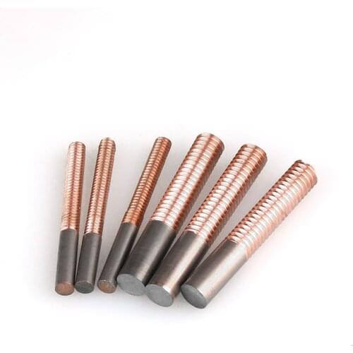 1pcs W70Cu30 Tungsten Copper Tapping Electrodes EDM Machine Screw Thread Anode Electrode Metric M3-M10 30X50mm 40x60mm