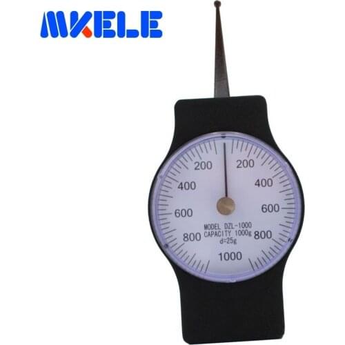 SEG-1000-1 1000g Tensiometer Analog Dial Gauge Single Pointer Force Tools Tension Meter