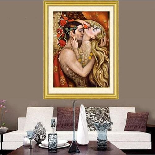Diamond Embroidery Diy Diamond Painting Cross Stitch Kits Diamond Mosaic Oil painting couple Full Square Diamond Embroide RS098