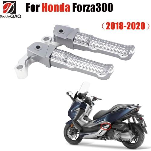For honda forza 300 2018 202 Modified motorcycle CNC aluminium forza300 forza rear pedal footpegs passenger Foot Pegs Footrests