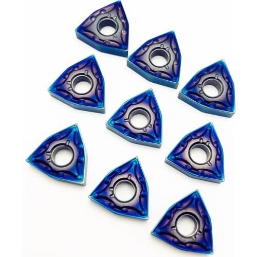 Tungsten Carbide WNMG080404 Carbide Insert HRC45 Blue Knife Blade for WWLNR / L MWLNR / L CNC Lathe Turning Mast