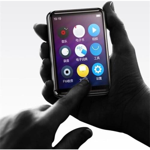 MP4 Player Bluetooth5.0 Full Touch Screen Built-in Speaker Original BENJIE-X5 HIFI Lossless MP4 Music Video Player with FM