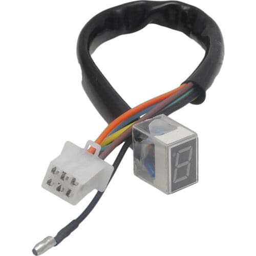 K0AF NEW Universal LED Digital Gear Indicator Motorcycle Display Shift Lever Sensor