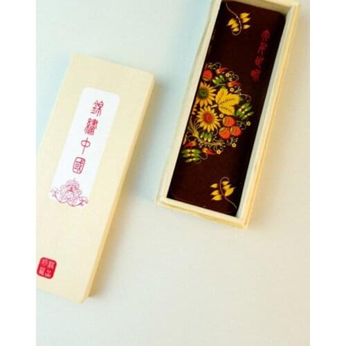 1pcs original antique series hand-painted Chinese style paper bookmark blank kraft paper small card wooden box gift bookmark