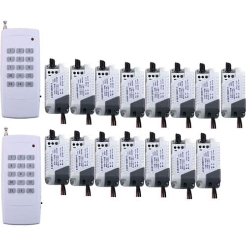 AC 220V Wireless Remote Control LED Light Switch 220V Relay Output Radio RF Transmitter And 315/433 MHz Receiver