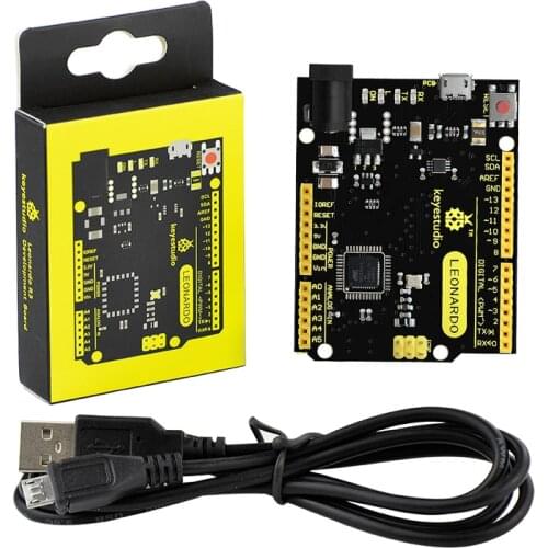 Keyestudio ATmega32U4 Leonardo R3 Board +1M Micro USB Cable For Arduino Leonardo DIY Project