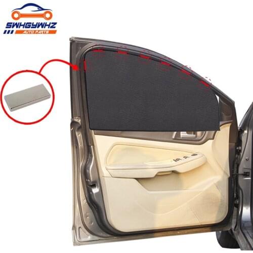 Privacy Car window sunshade 2pcs/set 5D Carbon yarn Car Styling Sun protection and heat insulation Automobiles Accessories