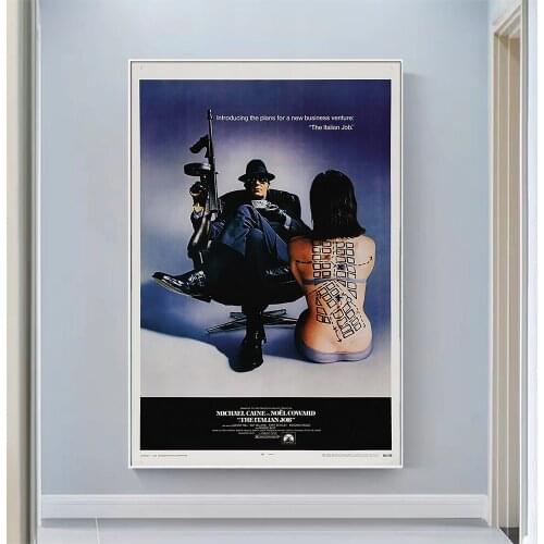 V2017 The Italian Job Vintage Classic Movie Wall Silk Cloth HD Poster Art Home Decoration Gift