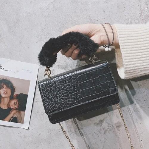 Women Bag New Alligator PU Flap Fashion Chains Shoulder Bag Purses And Handbag Phone Bag Euro-America Style Luxury Designer Bag