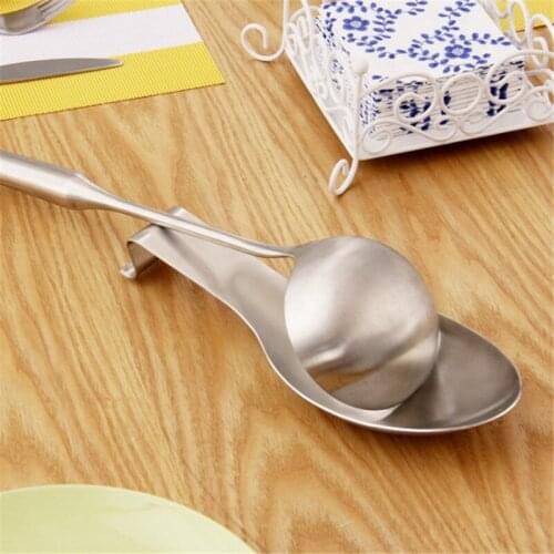 1PCS Kitchen Accessories Stainless Steel Storage Tools Kitchen Organizer Spoon Rack Stand Spoon Holder Kitchen Accessories