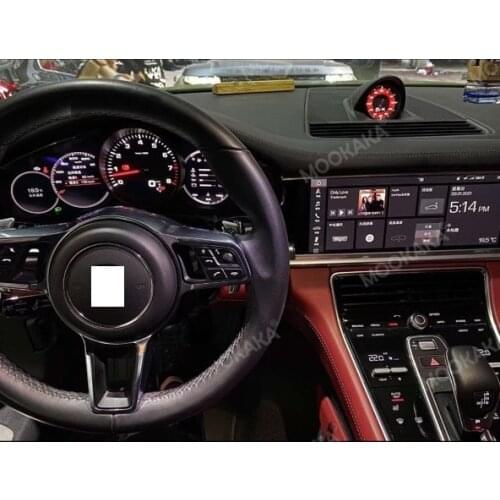 For Porsche Panamera 2017 - 2020 Car Center Clock Compass Stopwatch Interior Dashboard Accessional Time Electronic Meter Clock