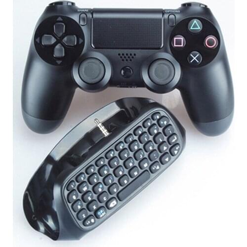 For PS4 Bluetooth Wireless Keyboard External Keyboard Chat Function for Sony PS4 Controller Accessories