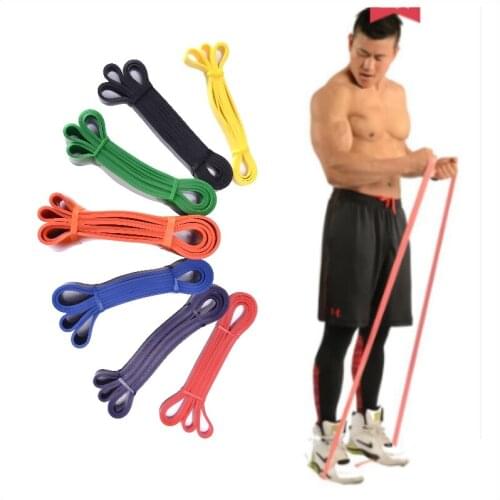 Resistance Bands 208cm Fitness Rubber Bands Unisex Yoga Elastic Bands Loop Gym Expander Workout For Exercise Sports Equipment
