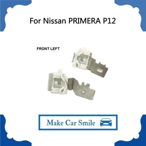 For Nissan PRIMERA P12 2002-2007 Power Electric Car Window Regulator Window Lifter Repair Plastic Clips Parts Sliding Front Left