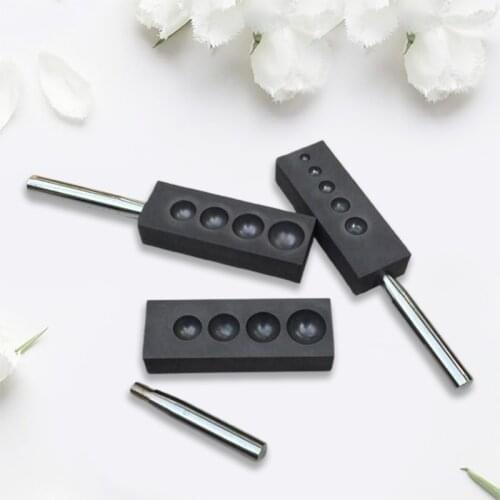 Professional Pure Graphite Ingot Casting Mold Mould Crucible for Gold Silver Melting Casting Refining Jewelry Making