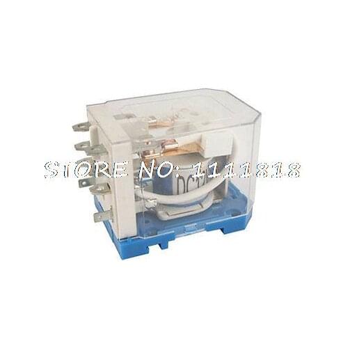 JQX-40F 2Z 40A DC 12V Coil PCB Electromagnetic Relay DPDT 8 Pin 2 NO 2 NC