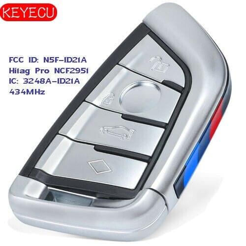 KEYECU OEM Smart Remote Key 4 Button 433MHz Fob for BMW BDM G20 G30 G32 G11 G15 G29 2015-2019 - N5F-ID21A