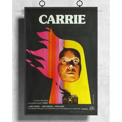 L432 CARRIE Movie Classic RARE Horror 02 Silk Fabric Poster Art Decor Indoor Painting Gift