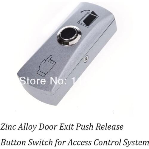 Zinc Alloy Door Exit Push Release Button Switch for Access Control System